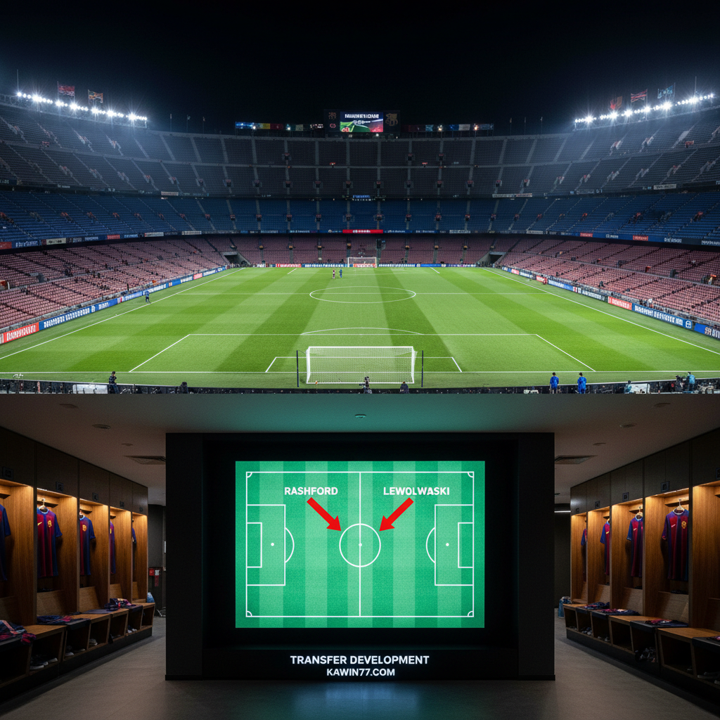 Deco: Barca Belum Putuskan Masa Depan Rashford dan Lewandowski