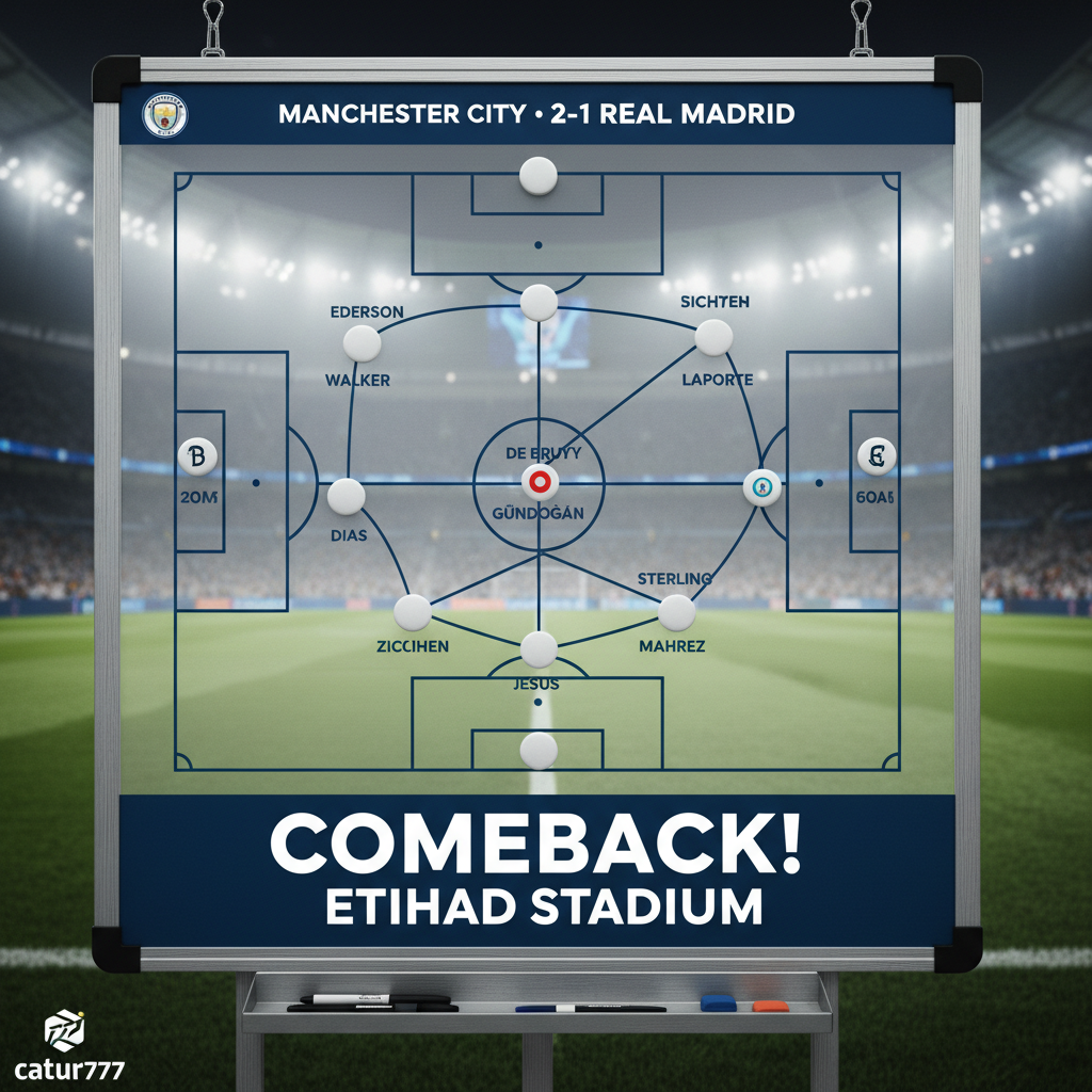 Real Madrid vs Manchester City: Comeback 2-1 dan Rahasia catur777